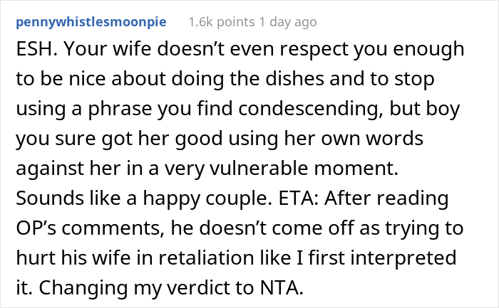 “Control Freak” Wife Gets A Taste Of Her Own Medicine After Husband Says She Was “So Close” To Getting Her Dream Job “Control Freak” Wife Gets A Taste Of Her Own Medicine After Husband Says She Was “So Close” To Getting Her Dream Job