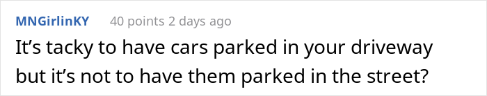 “They Always Park Two Of Those Cars In Front Of My House”: Person Gets Revenge On Their Entitled Neighbors, Costing Them Over $100,000 “They Always Park Two Of Those Cars In Front Of My House”: Person Gets Revenge On Their Entitled Neighbors, Costing Them Over $100,000