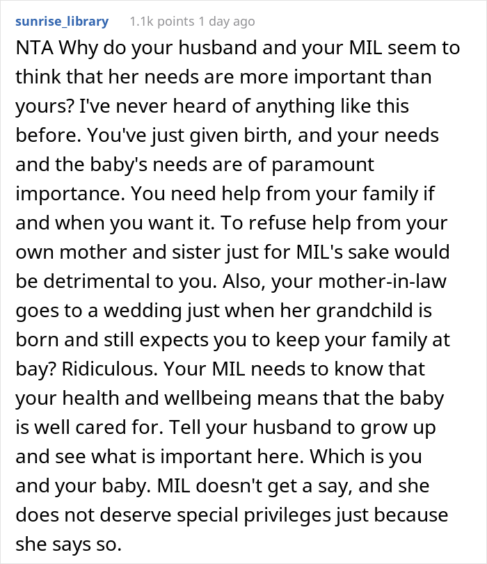 Mother-In-Law Insists On Holding Her Newborn Grandchild First, Goes Ballistic When The Wish Doesn’t Get Fulfilled Mother-In-Law Insists On Holding Her Newborn Grandchild First, Goes Ballistic When The Wish Doesn’t Get Fulfilled