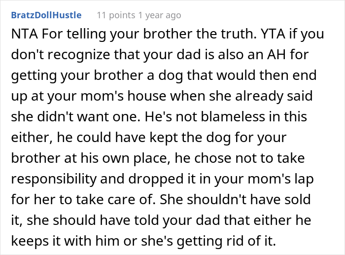 Family Drama Ensues After Dad Gifts His Son A Dog, Mom Sells It For $4K And Says That It Ran Away Family Drama Ensues After Dad Gifts His Son A Dog, Mom Sells It For $4K And Says That It Ran Away