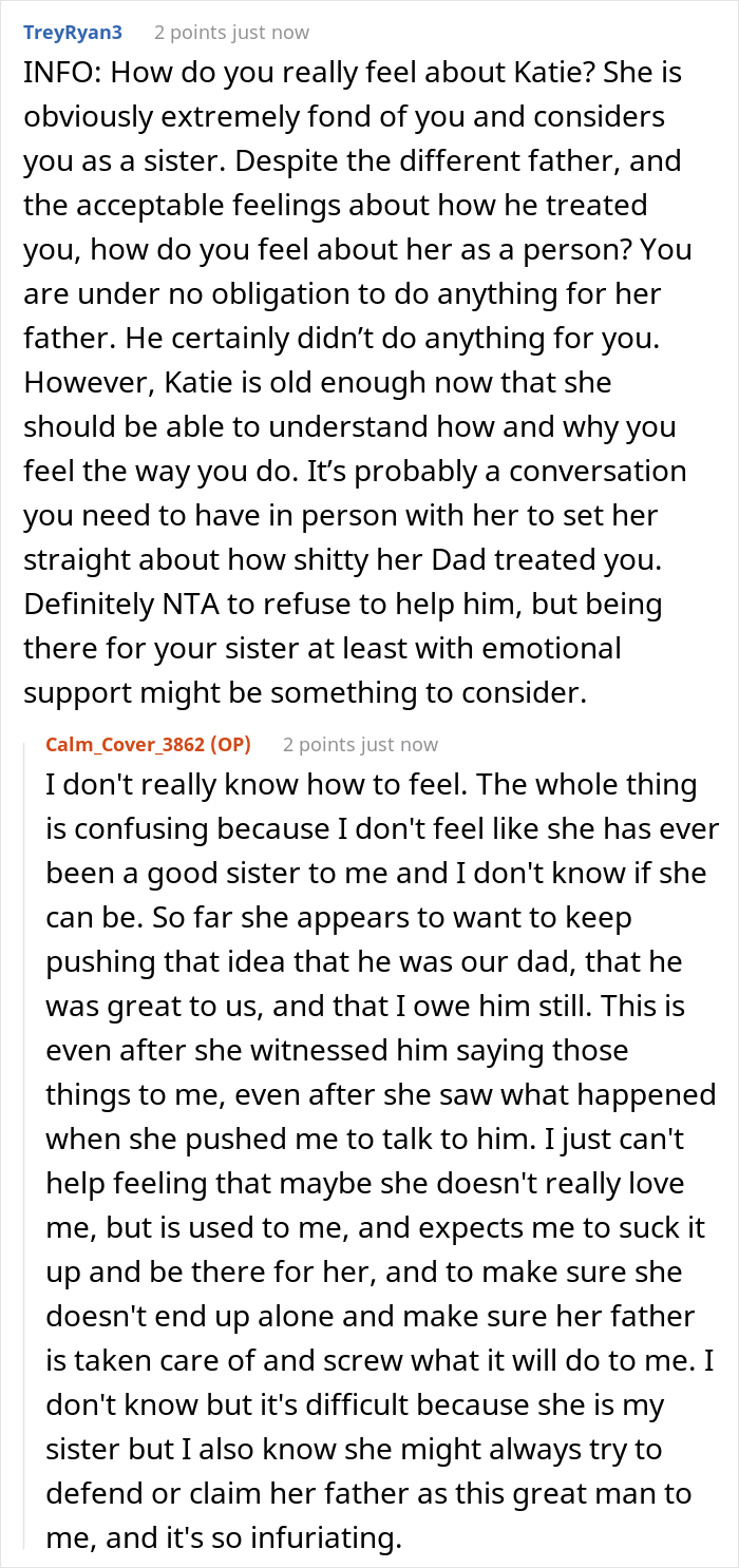 Man Mistreats His Stepdaughter For Years, She Then Proceeds To Refuse To Help Him Out After Finding Out That He’s Seriously Sick Man Mistreats His Stepdaughter For Years, She Then Proceeds To Refuse To Help Him Out After Finding Out That He’s Seriously Sick