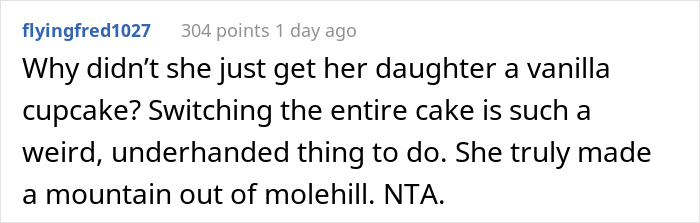 Stepmom Refuses To Attend Stepdaughter's Birthday After Getting Caught Trying To Sabotage The Cake