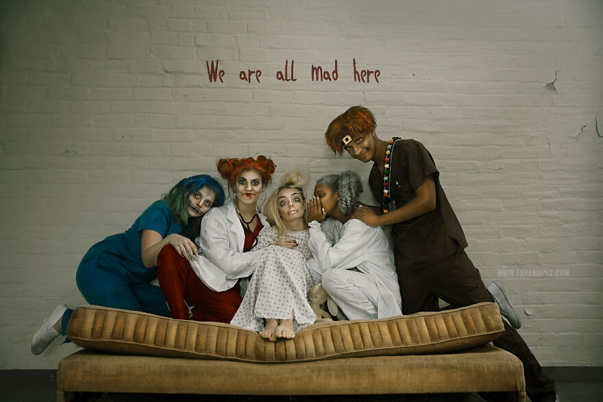 What If Alice Was Really Insane? I Went To An Old Asylum And Created A Photoshoot To Tell A Different Story About Alice And Her "Wonderland" (23 Pics)