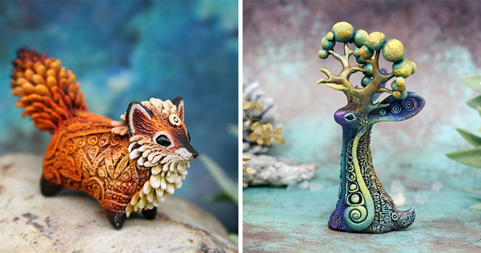 I Make Fantastic-Looking Animals Out Of Velvet Clay And Casting Resin (50 New Pics)
