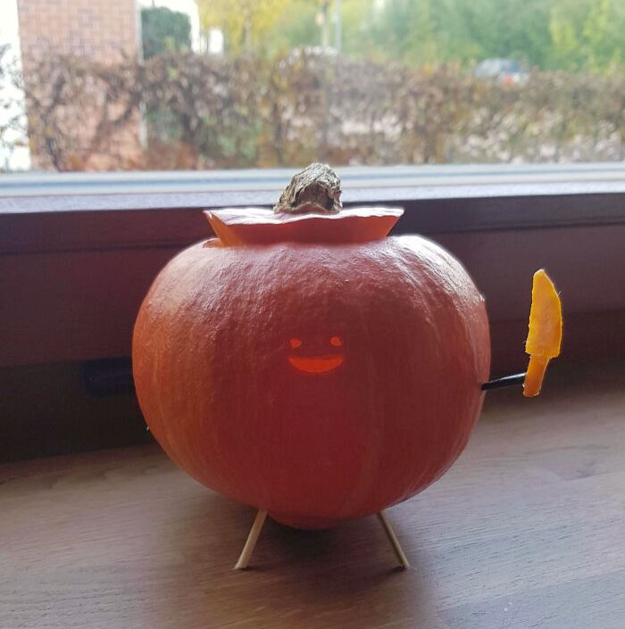 I Carved Myself A Pumpkin Today