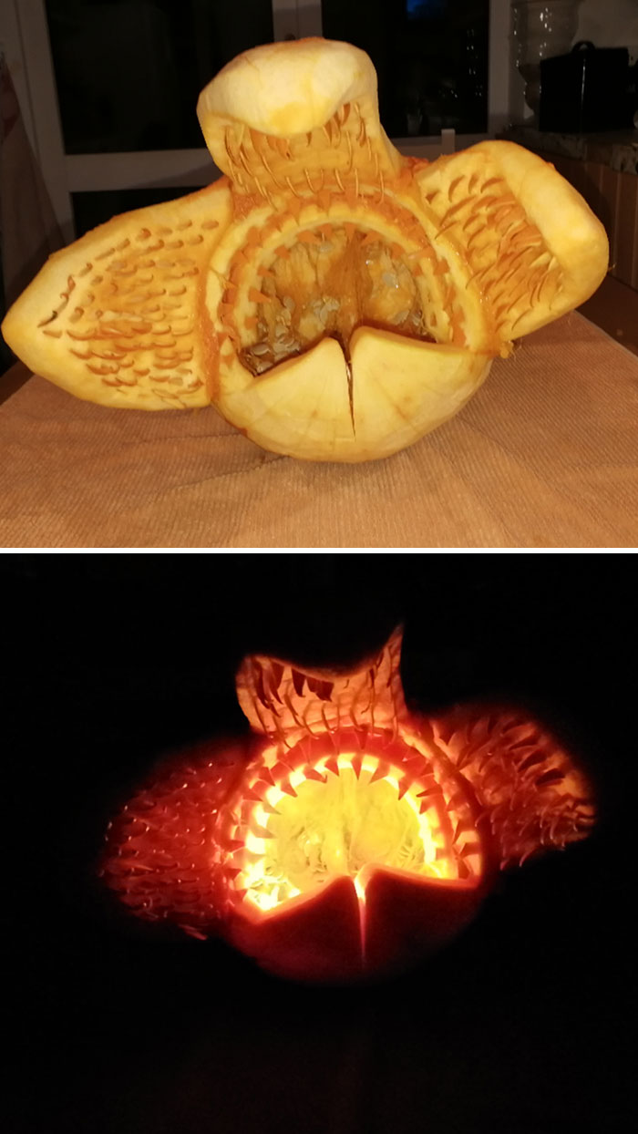 My Demogorgon Pumpkin