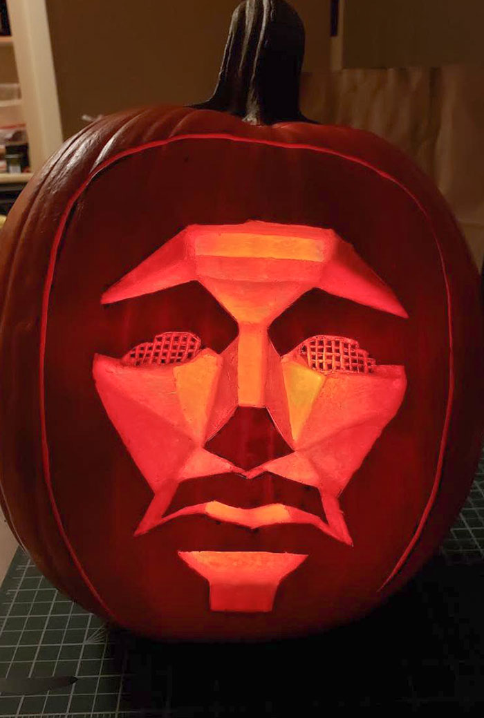I Carved The Front Man Into A Pumpkin
