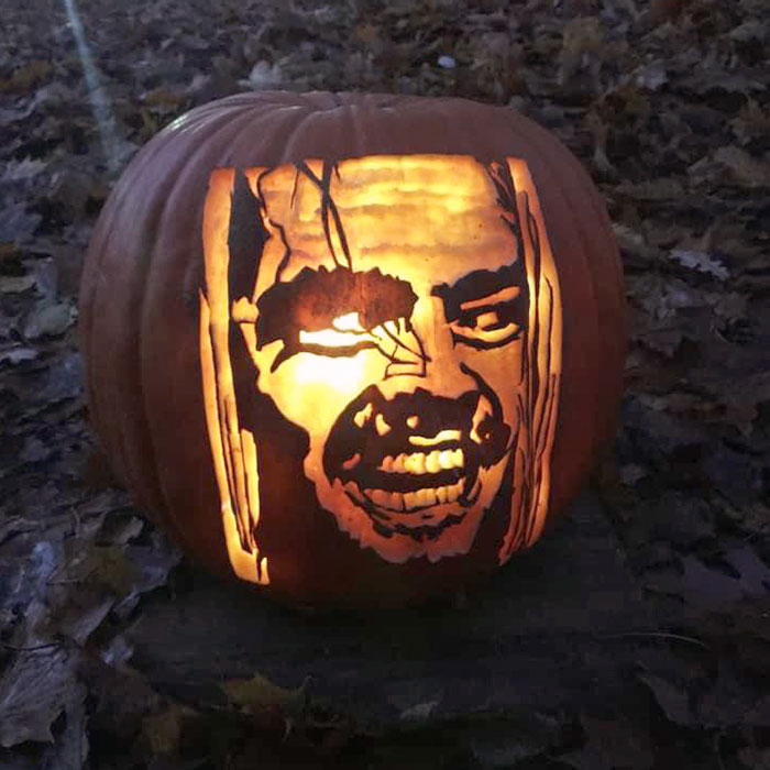 This Jack Nicholson Carved Pumpkin In A Local Park