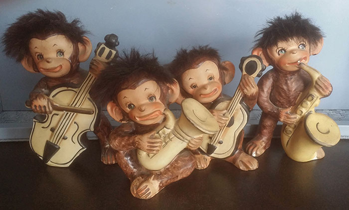 These Ceramic Monkeys Were Left In The House I Recently Moved Into. What Do I Do With These
