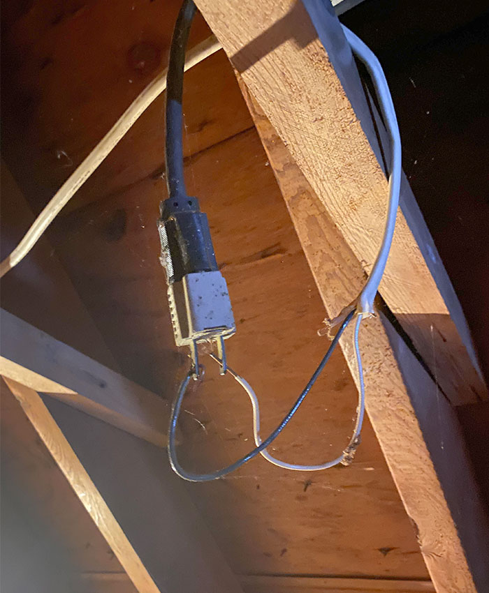 Not An Electrician, But I Just Bought My First House And Discovered This In The Attic. Seems Legit