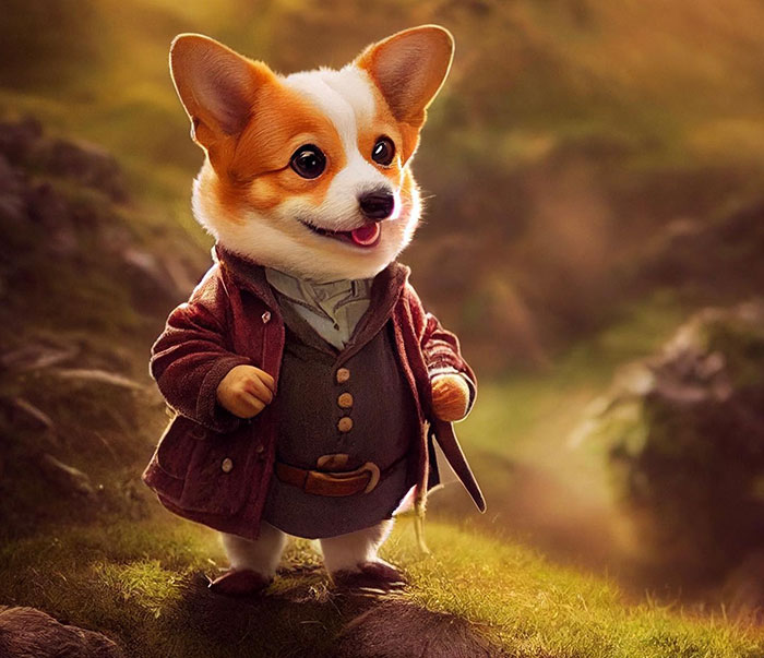 Artist Creates Adorable Images Of Dressed-Up Animals With References To Star Wars, The Hobbit And More (44 Pics)