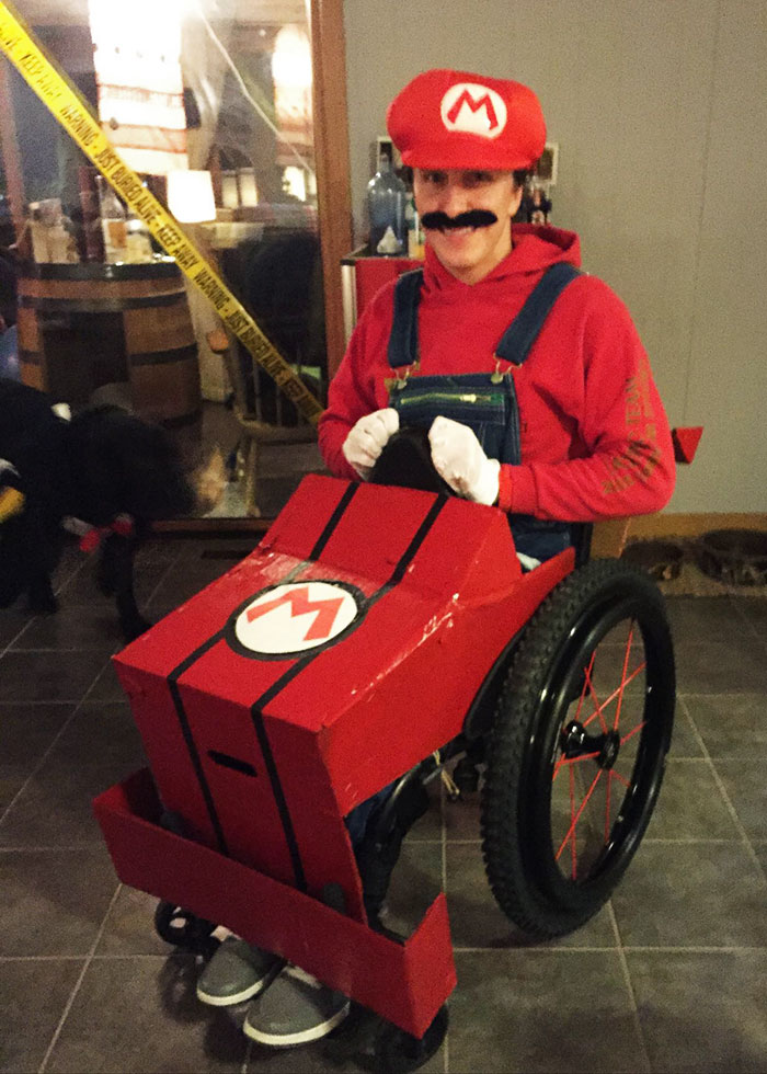 Throwback To A Few Years To This Awesome Halloween Costume. The Wheelchair Has Given Me So Many More Possibilities For Halloween