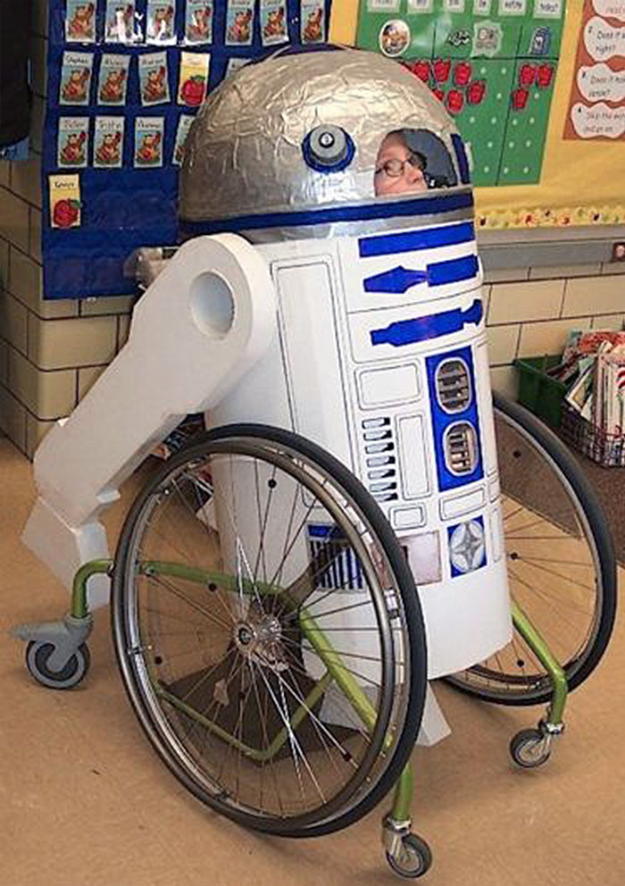 Wheelchair R2d2 Costume Is The Best R2d2 Costume