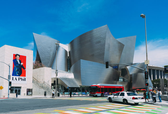 Visitors Can Come To See The Walt Disney Concert Hall For Free