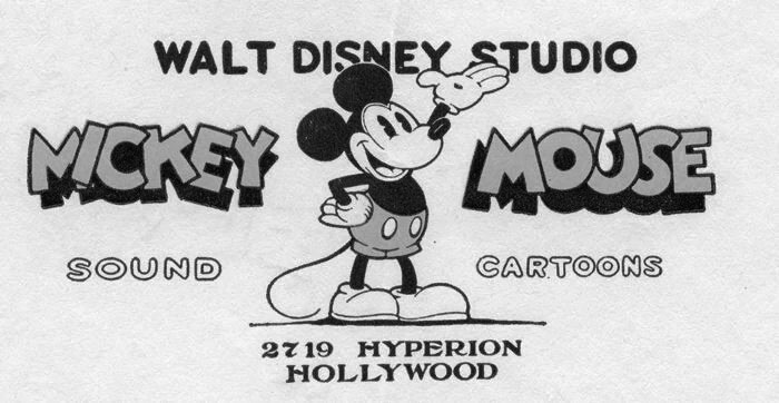The Original Disney Logo Showed A Profile Of Its Mascot Mickey Mouse