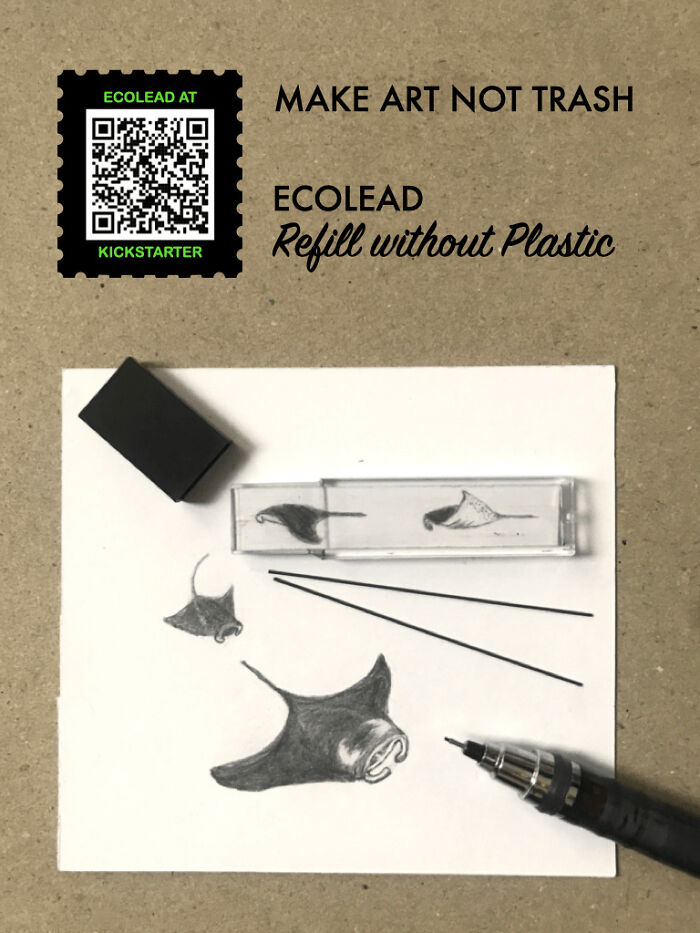 Draw Manta Rays Without Plastic Trash