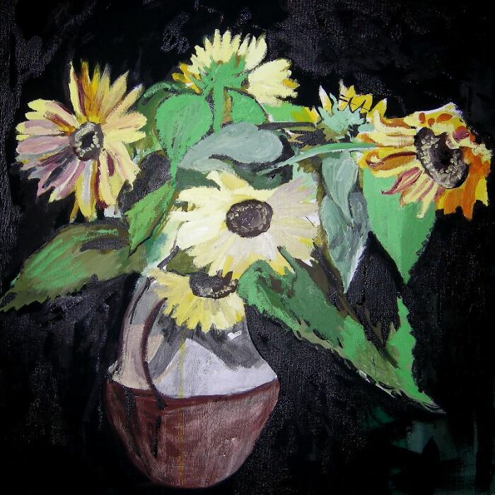 I Painted Some Sunflowers (6 Pics)