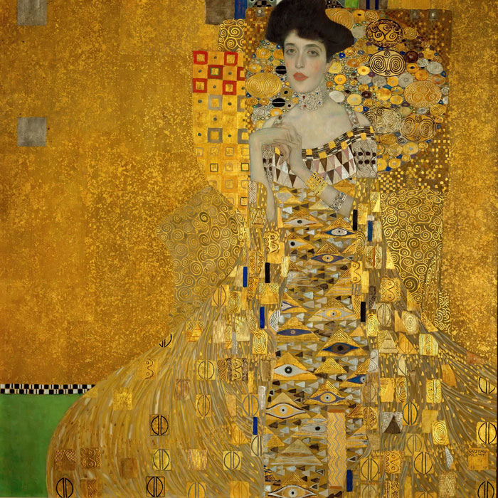 Portrait Of Adele Bloch Bauer I (1907) By Gustav Klimt