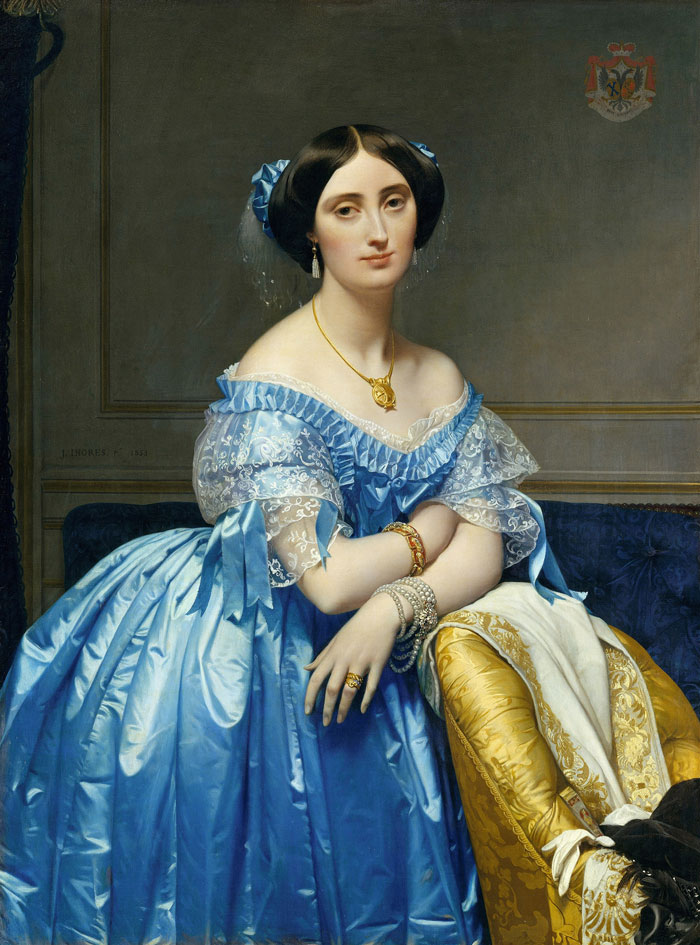 Princess Albert De Broglie (1853) By Jean Auguste Dominique Ingres