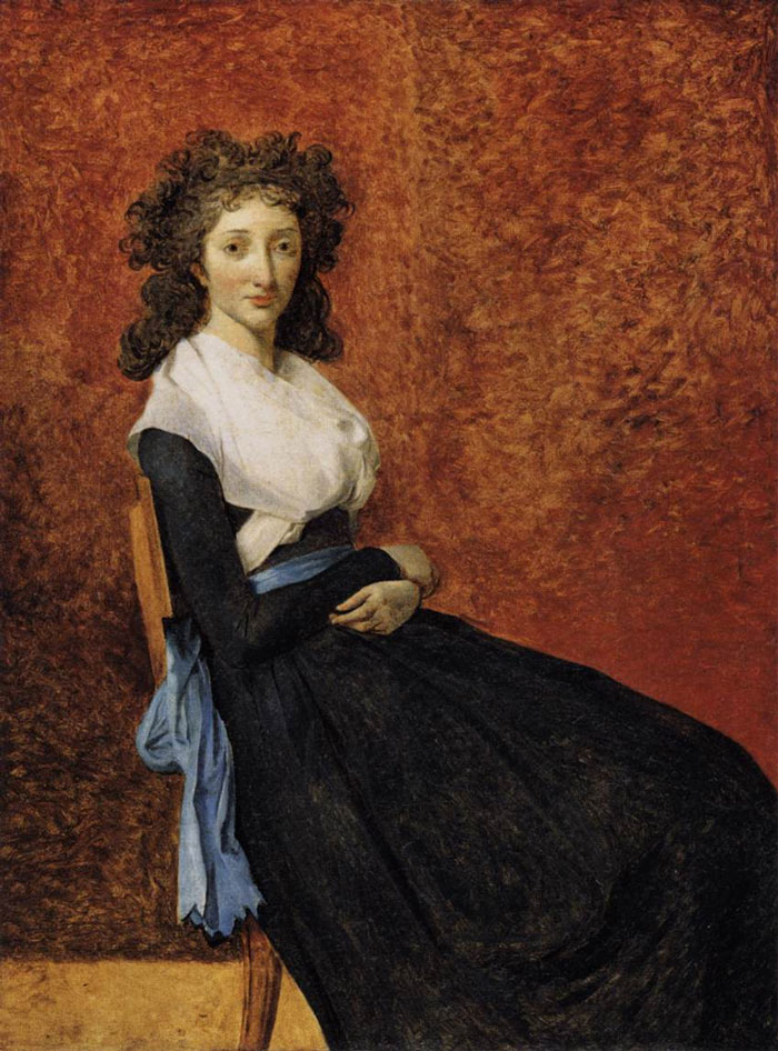 Portrait Of Madame Marie-Louise Trudaine (1791-1792) By Jacques-Louis David