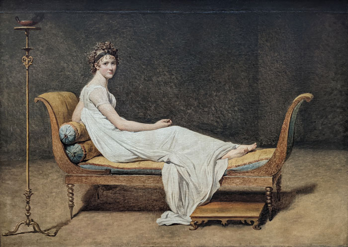 Portrait Of Madame Récamier (1800) By Jacques-Louis David