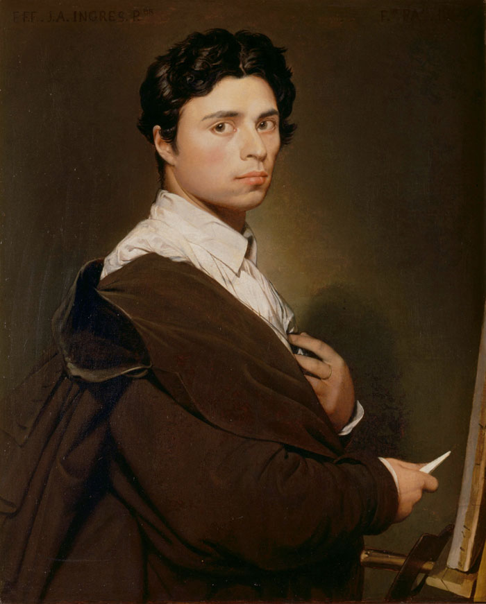 Autoportrait À Vingt-Quatre Ans By Jean Auguste Dominique Ingres
