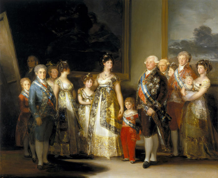 Charles IV Of Spain And His Family (1800 - 1801) By Francisco Goya