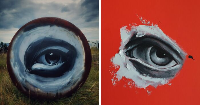 I Started Painting Eyes With Every Migraine, And Here’s The Result (9 Pics)