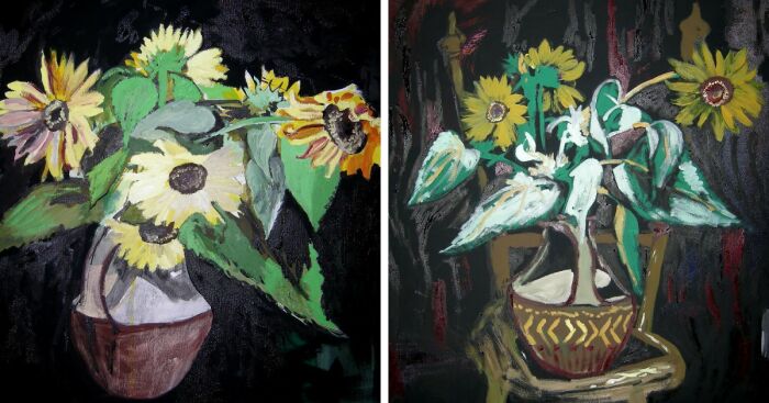I Painted Some Sunflowers (6 Pics)