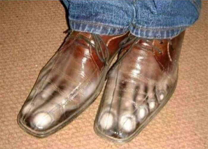 Zapatos con dedos