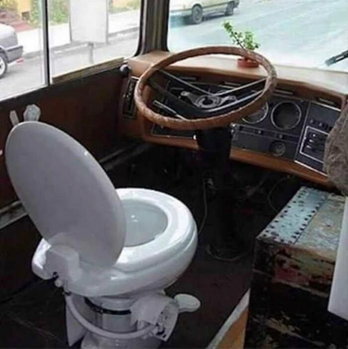 Putting Loo In The Drivers Seat