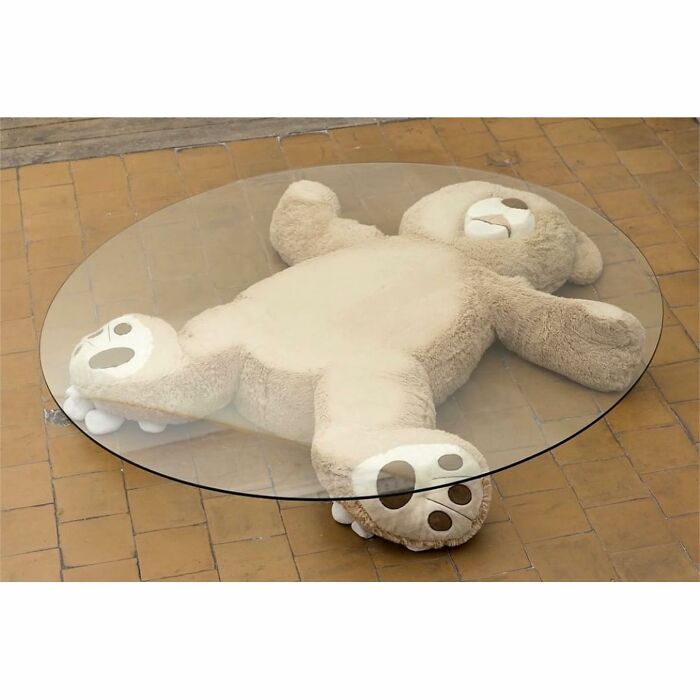 ‘Someone's Squashed Me With A Circular Glass Table Top And Has Listed Me On Ebay’ Cried Out Baby Bear