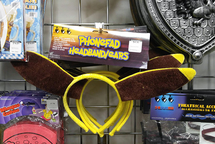 Phonefad Ears. I Spotted It In The Goodwill Halloween Section