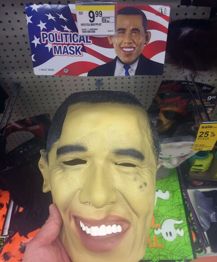 Thought This "Political Mask" Was Zombama