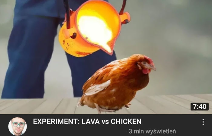 Chicken vs. Lava
