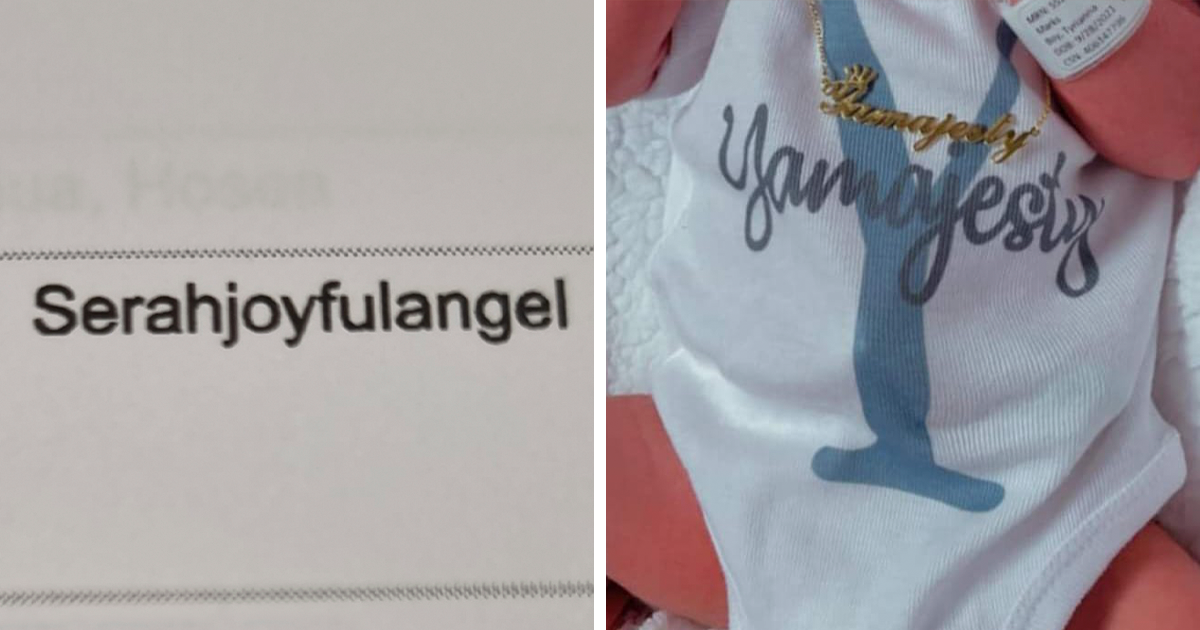 95 More Hilariously Unfortunate Names Parents Actually Give Their