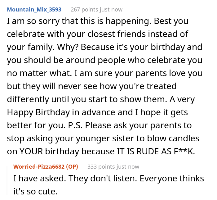 Parents Cancel 15 Y.O. Son’s Birthday Party As Their Favored Daughter Was Not Interested In It