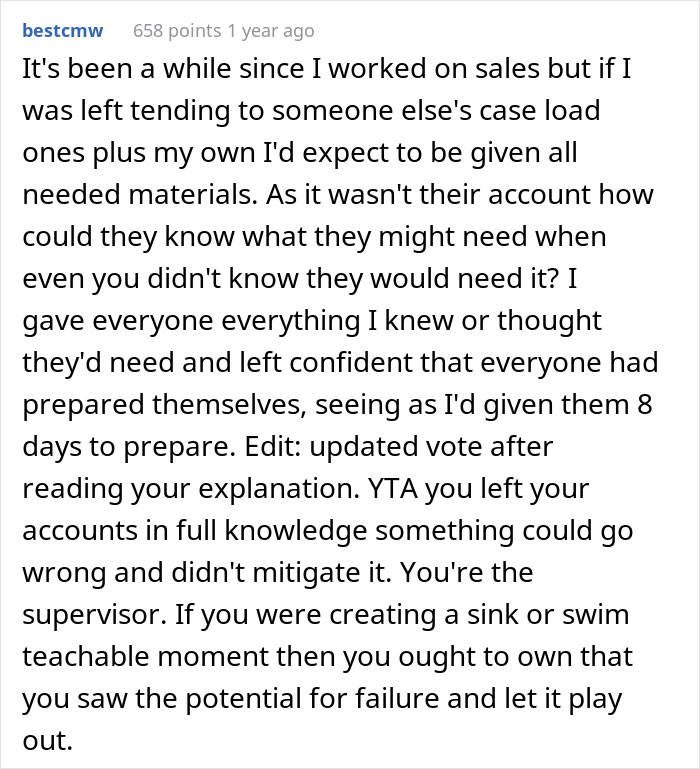 Company Loses A Client After Manager Takes Vacation And Doesn't Check Her Work Email Company Loses A Client After Manager Takes Vacation And Doesn't Check Her Work Email