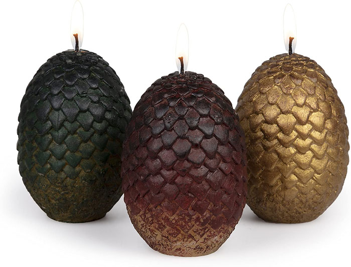 Game Of Thrones Sculpted Dragon Egg Candles
