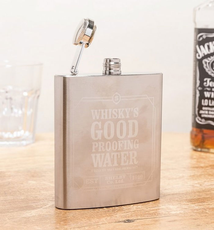 Peaky Blinders Whiskey's Good Hip Flask