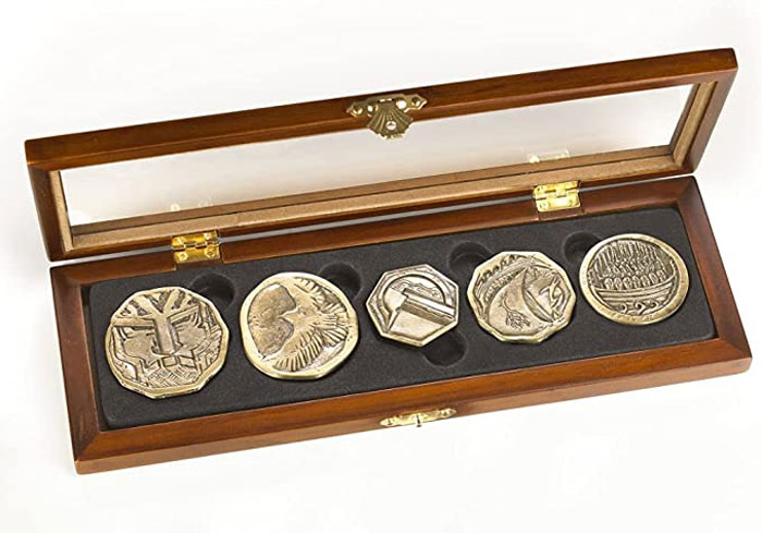 Dwarven Treasure Coin Set Inspired By The Lord Of The Rings