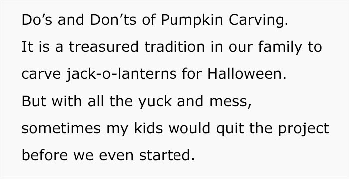 "Do's And Don'ts Of Pumpkin Carving" From This Grandma With Over 2.6M Followers "Do's And Don'ts Of Pumpkin Carving" From This Grandma With Over 2.6M Followers