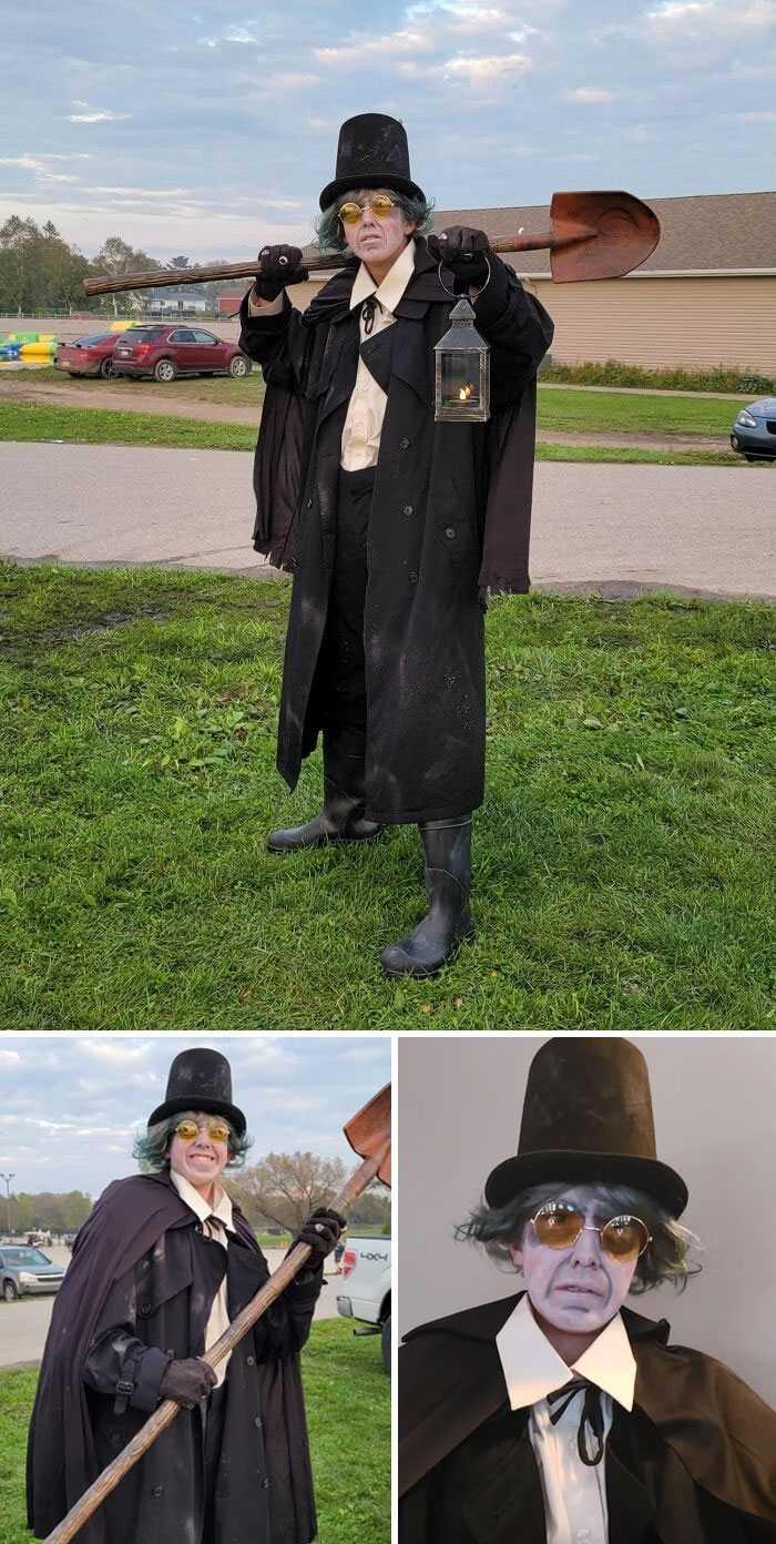 Worked With What I Could And Drastically Improved On My Grave Robber Costume From Last Year