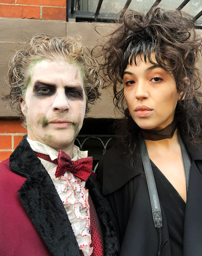 Our Beetlejuice And Lydia Costume This Year