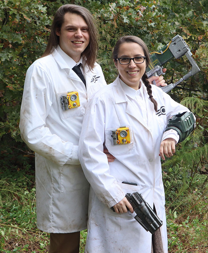 Happy Halloween From Some Fallout Vault-Tec Scientists