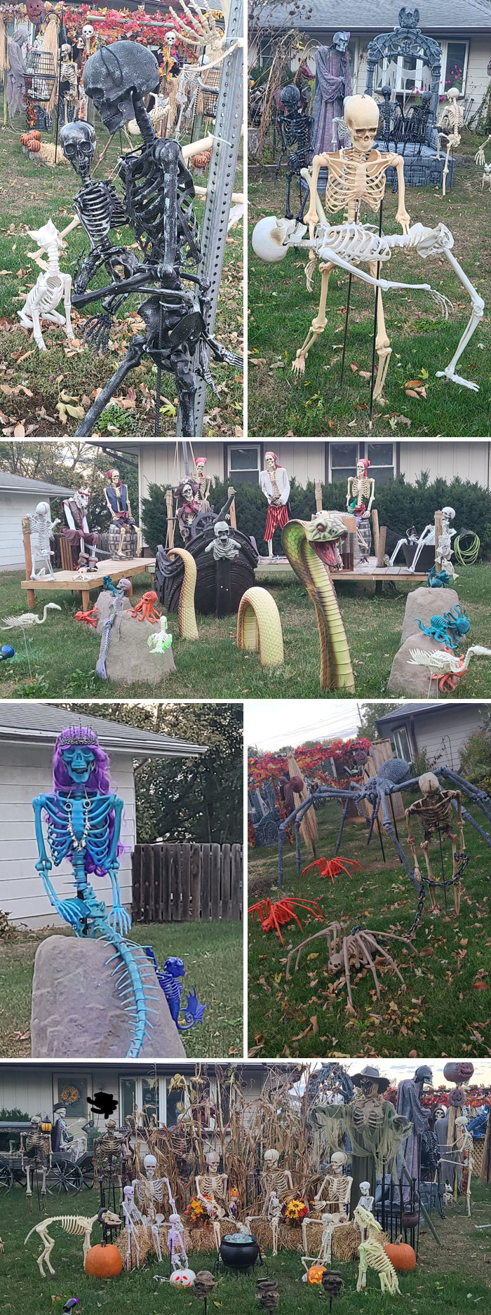 My Neighbor Does Not Mess Around When It Comes To His Halloween Decorations