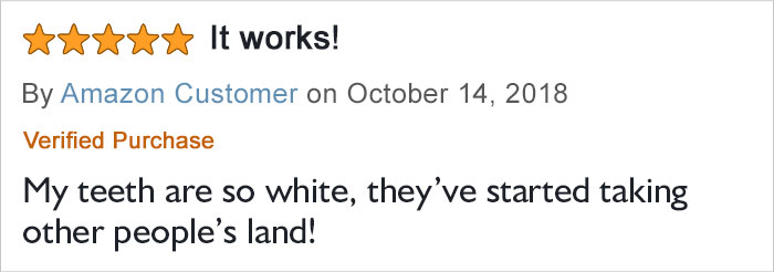 A Review For Caliwhite Teeth Whitening Gel That Got Political Very Quickly.