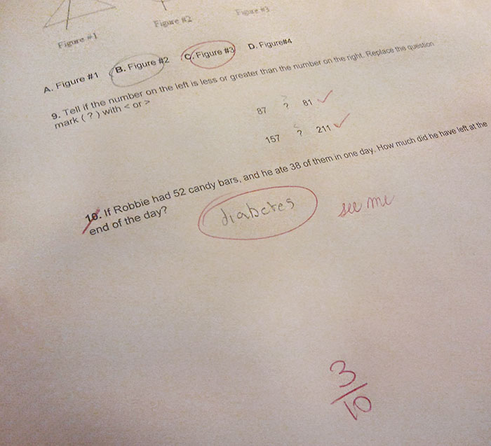 My Brother's Math Test