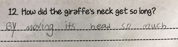 My 10-Year-Old Daughter’s Science Test