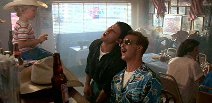 The Characters In Top Gun Singing Great Balls Of Fire In 1986 Is Equivalent To Singing Ice Ice Baby (1957-1986, 1990-2019)
